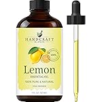 Handcraft Blends Lemon Essential Oil - 1 Fl Oz - 100% Pure and Natural - Premium Grade Essential Oil for Diffuser and Aromatherapy, Skin, Massage, Candle and Soap Making Fragrance