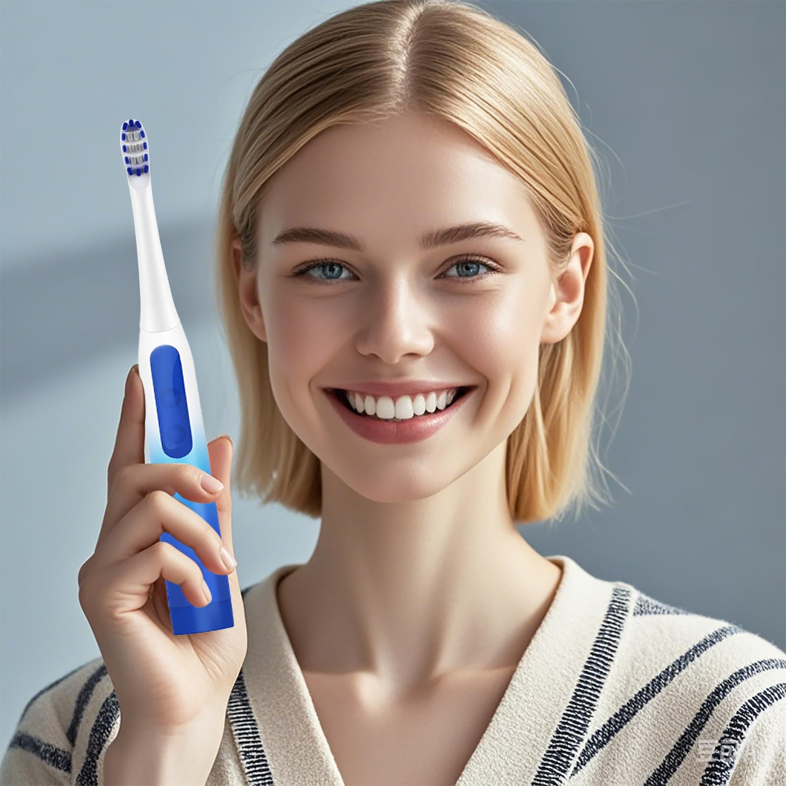 Cabezales de repuesto para cepillos de dientes compatibles con Colgate 360 Deep Clean, funciona con pilas, paquete de 10, color blanco