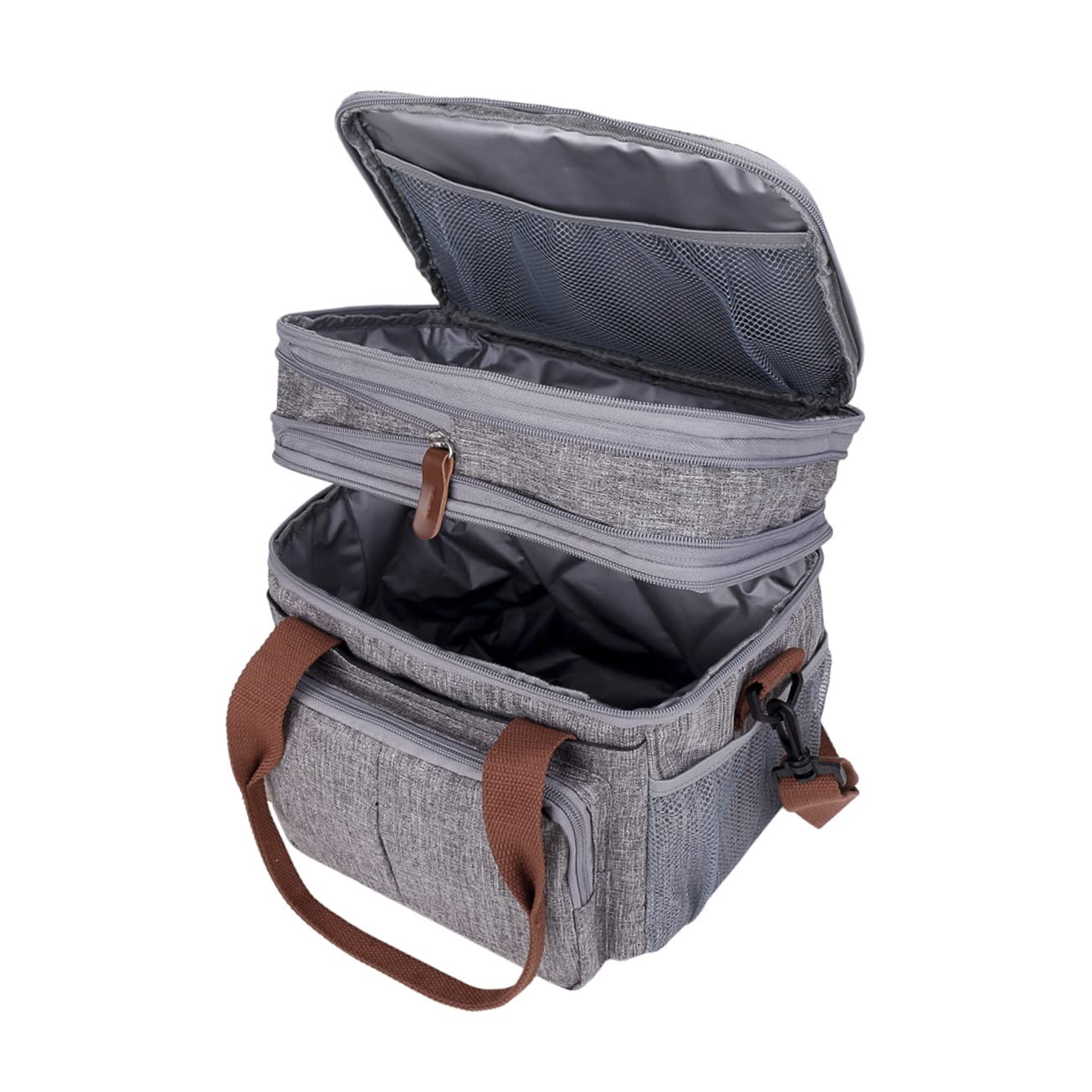 MAGICLULU Bolsa de Almuerzo Isotérmica de Gran Capacidad 15l, Nylon, Portátil, Adecuado para Picnic Conservar el Calor de Comidas y Bebidas