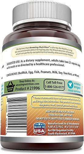 Miniatura 3 de Amazing Formulas Complejo de ginseng de 1000 mg de extracto de ginseng coreano 41, suplemento de 120 cápsulas  Sin OMG  Sin gluten  Fabricado en