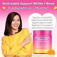 Vista 7 de Gomitas de probióticos femeninos con olmo resbaladizo Gomitas de piña para mujeres equilibrio de ph y probióticos vaginales que apoyan la flora