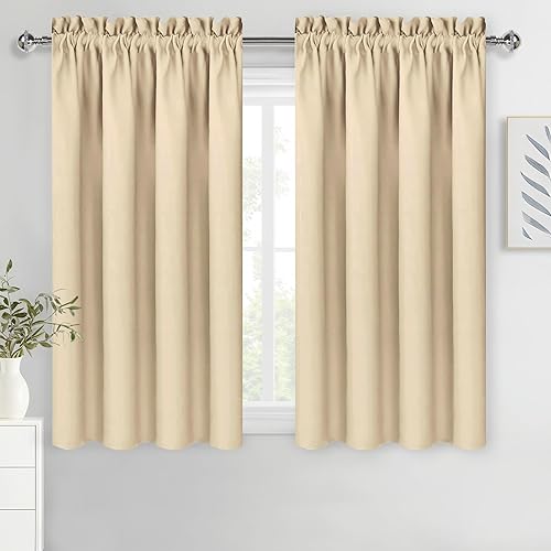DWCN - Cortinas blackout para habitación y sala, aislamiento térmico, juego de 2 cortinas