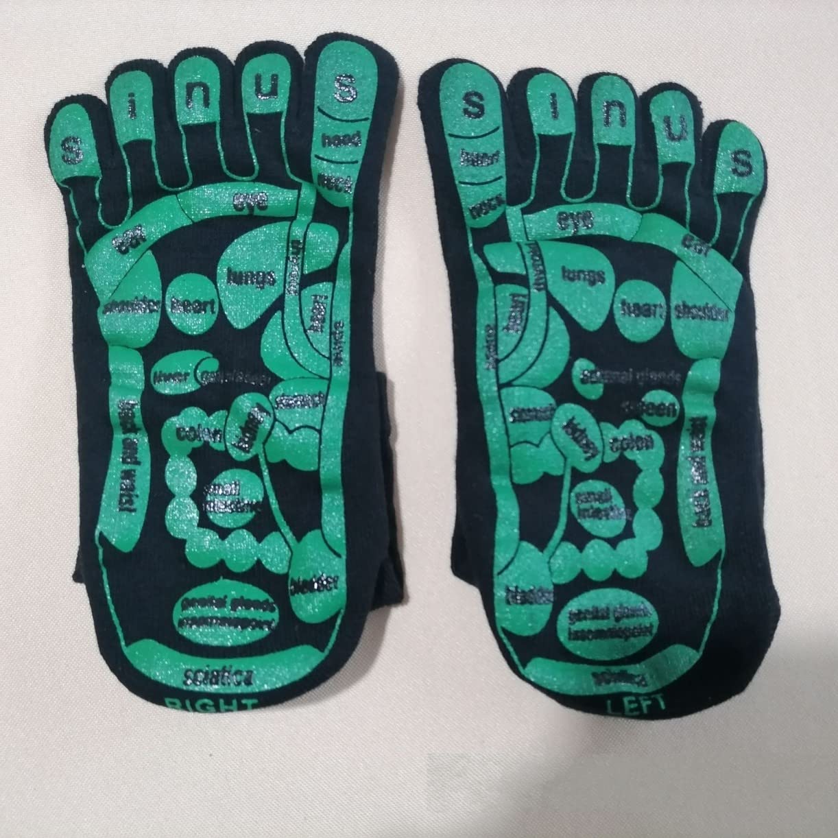 YJIUYUANQ Black Reflexology Socks Set