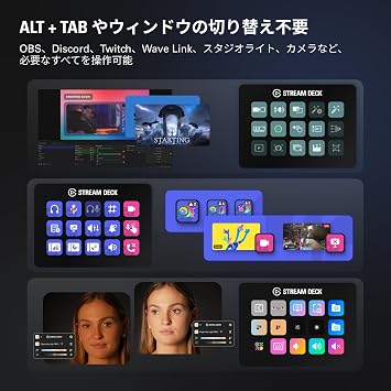 Elgato Stream Deck MK.2 Elgato Stream Deck MK.215 Key LayoutController for Live Content Creation, Streamer Device Compatible with OBS/Twitch/YouTube, Works with Mac/PC