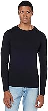 JACK & JONES Male Langarm-T-Shirt Einfarbig Langarm-T-Shirt