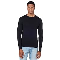JACK & JONES Uomo Maglia A Manica Lunga Girocollo Sottile JJEBASIC Maglietta Jersey
