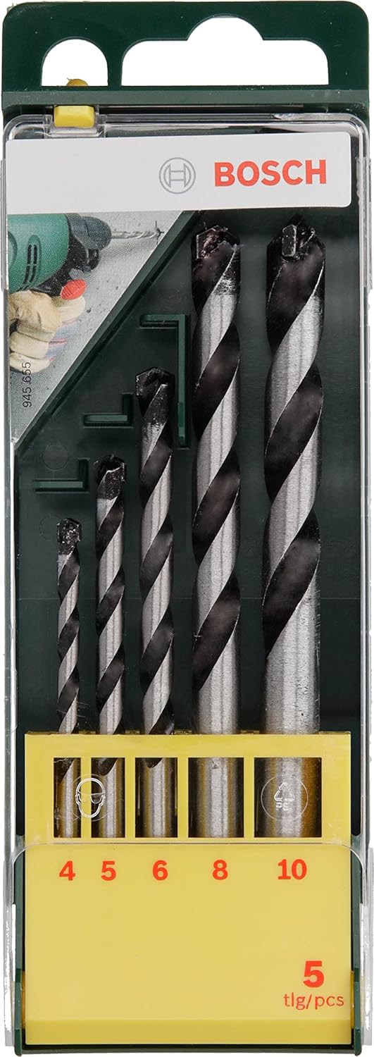 Bosch 2607019444 Concrete Drill Bit-Set 5 Pcs