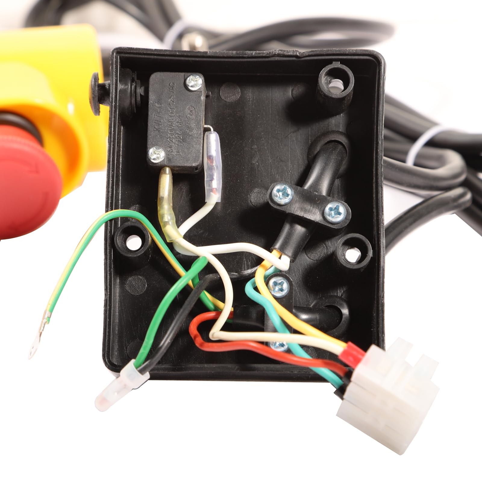Paranco elettrico Controllo gru industriale Telecomando Design antipioggia Interruttore di arresto di emergenza 220 V Sollevamento in testa attrezzato Pulsante Truck Lift Controller Scatola