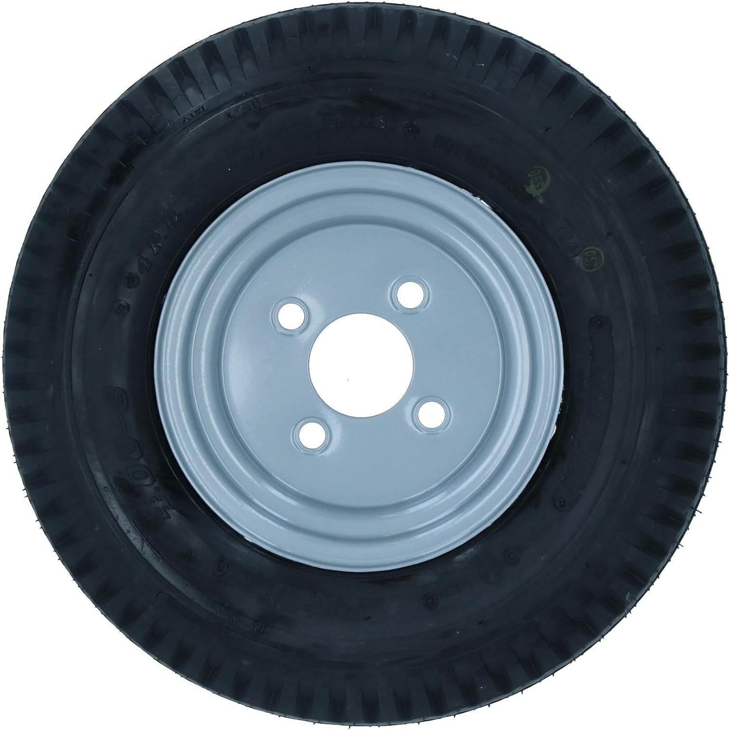 Trailer Wheel Rim & Tyre 4.00-8 4 PLY 100mm Inch PCD TRSP16