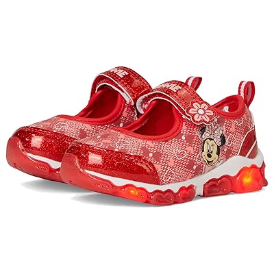 Josmo Miinie Mouse Lighted Sporty Maryjane (Little Kid) Girls Shoes Red