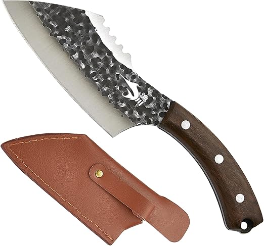 Amazon 漁川 骨切り包丁 5cr15mov鋼 ウロコ取り ボーニングナイフ 家庭用 魚 魚介 肉 骨 切る 捌く 中華包丁 オンライン通販