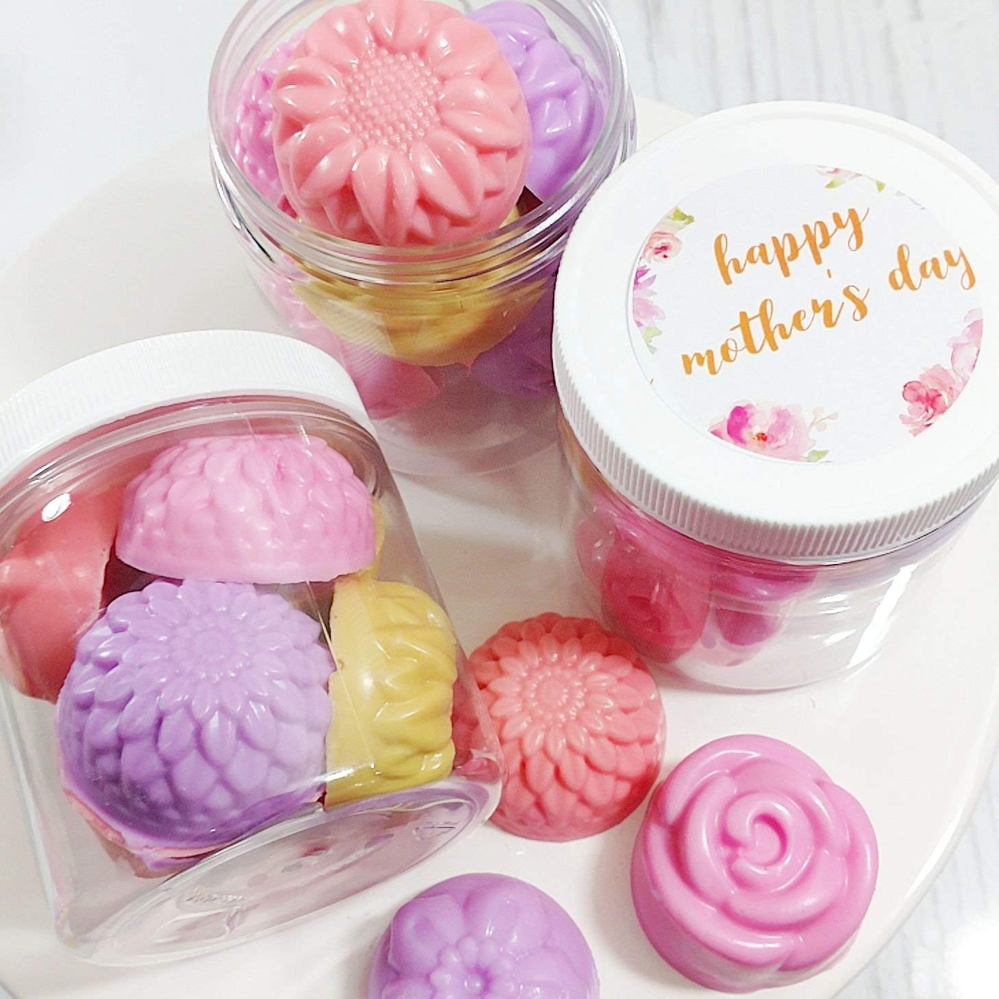 Buy Mothers Day Spring Flower Soap Gift Set Happy Mother S Day Gift Cherry Blossom Scented Soaps Online In Turkey B07cr73yhj