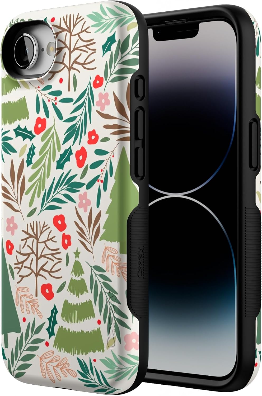 Casely iPhone 16e Case | Under The Mistletoe | Holiday | Bold Protective Design | MagSafe Compatible Design
