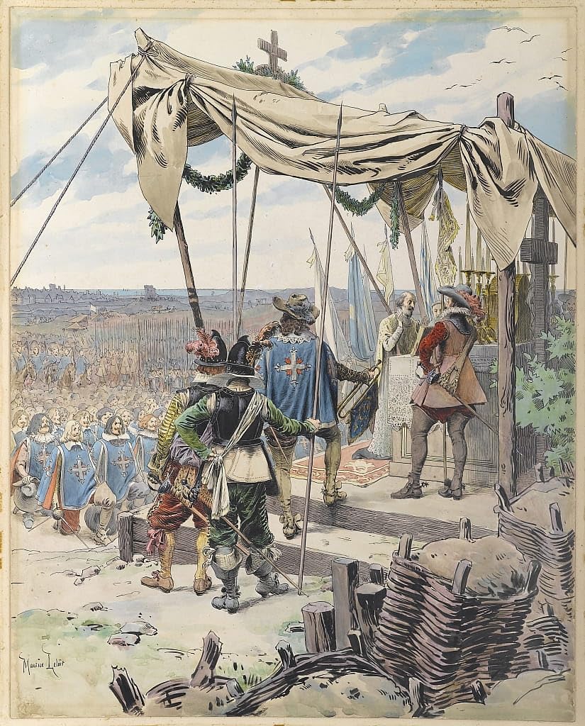 Toile Richelieu Leloir tableau d'art historique impression salon