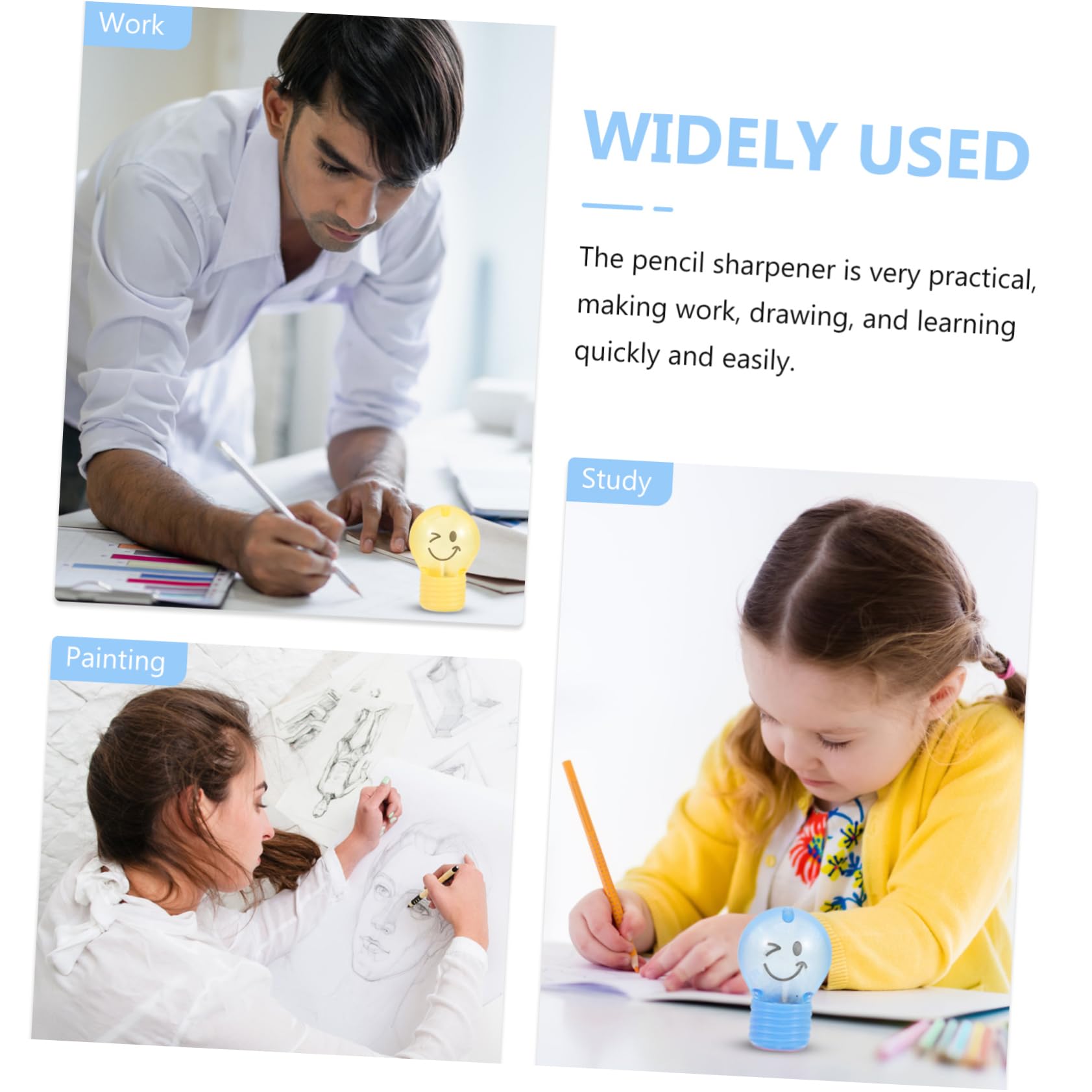 NUOBESTY 30pezzi Temperamatite Portatile e Utensili Per Per Scuole Cartoon Assortito