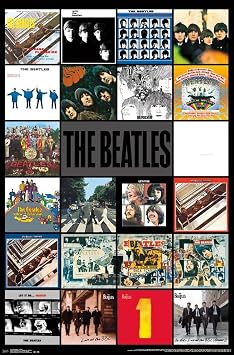 The Beatles Albums Poster 24x36 Unframed