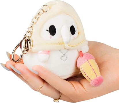 Squishable - Micro Plague Nurse - The Mysterious Doctor Plague Collection - 4 in - Soft Toy Collectible Stuffed Animal - Metal Keychain Backpack Clip