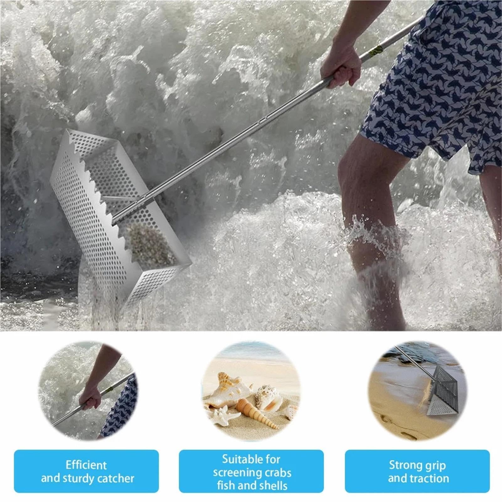 Écran De Sable Pliable en Acier Inoxydable