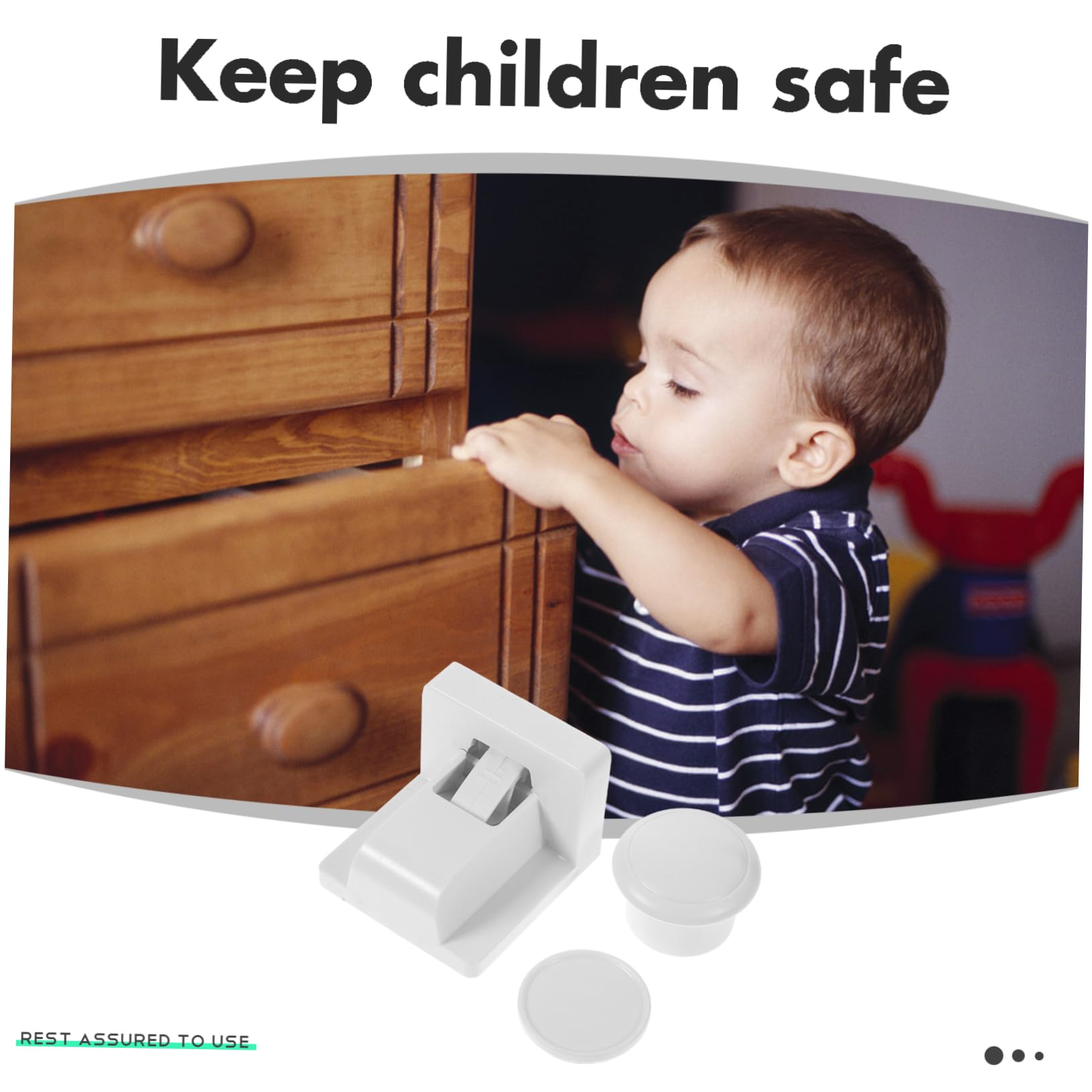 VICASKY 2 Pz Serrature a Prova Di Lucchetto Frigorifero Blocco Frigorifero Bambini Blocco Frigorifero Sicurezza Bambini Serratura Del Frigorifero Chiusura Del Frigorifero Bianca