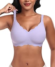 Ganado Women's Seamless Bra Non-Wired Comfortable Bra Bustier Bralette Soft