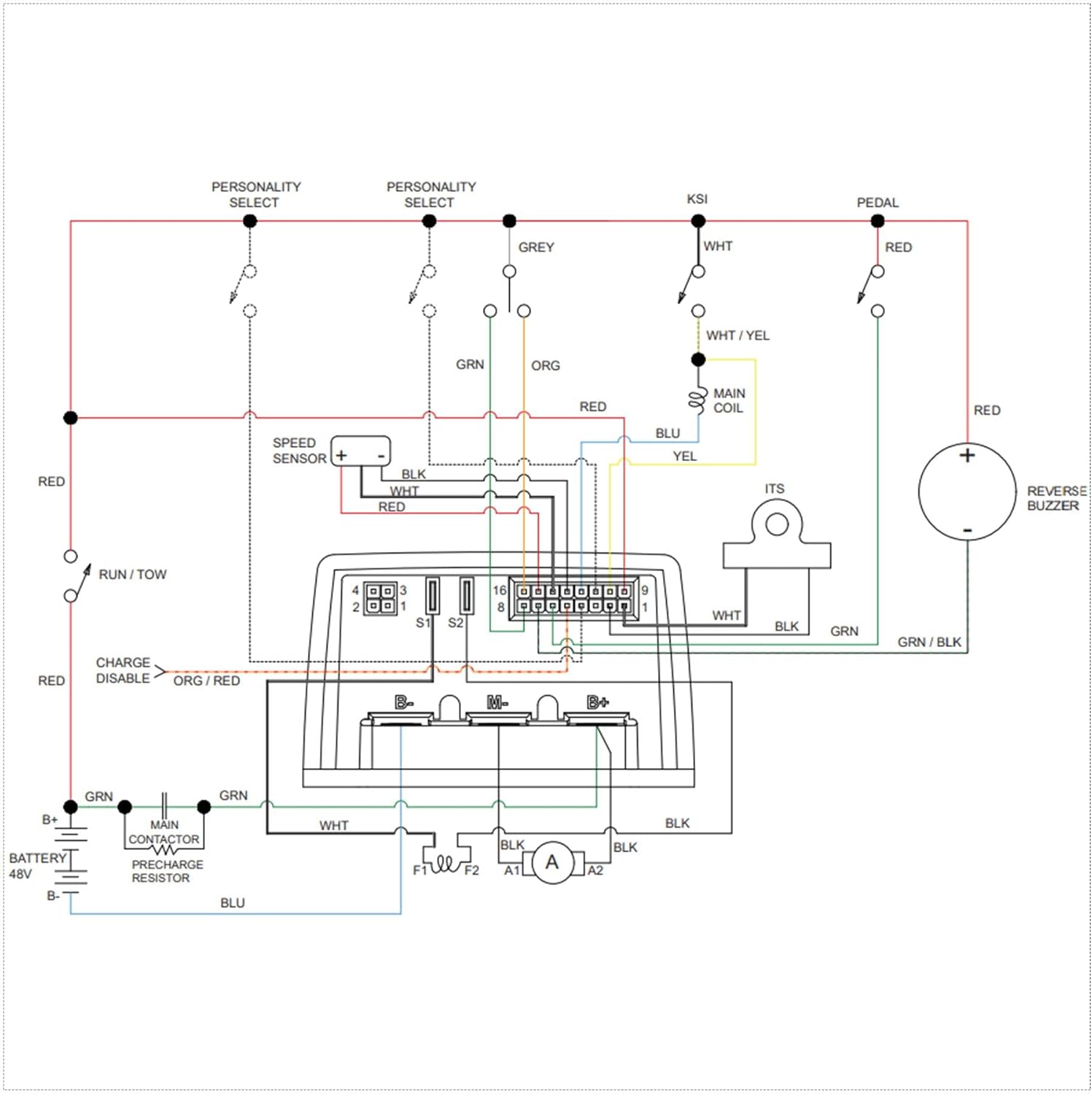 1206hb-5201 for EZG0 for Curtis txt 48V 250A dc Motor Controller 1206HB 5201 Compatible with Express S4 / L4, for Terrain 250, for MPT 800 / 1000, for Cushman Hauler 800 / 1000