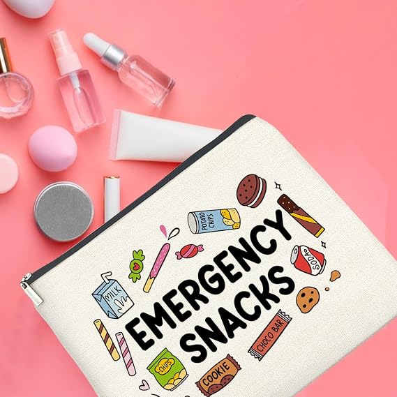 Snack Bag Gifts for Women Snack Lover Makeup Bag