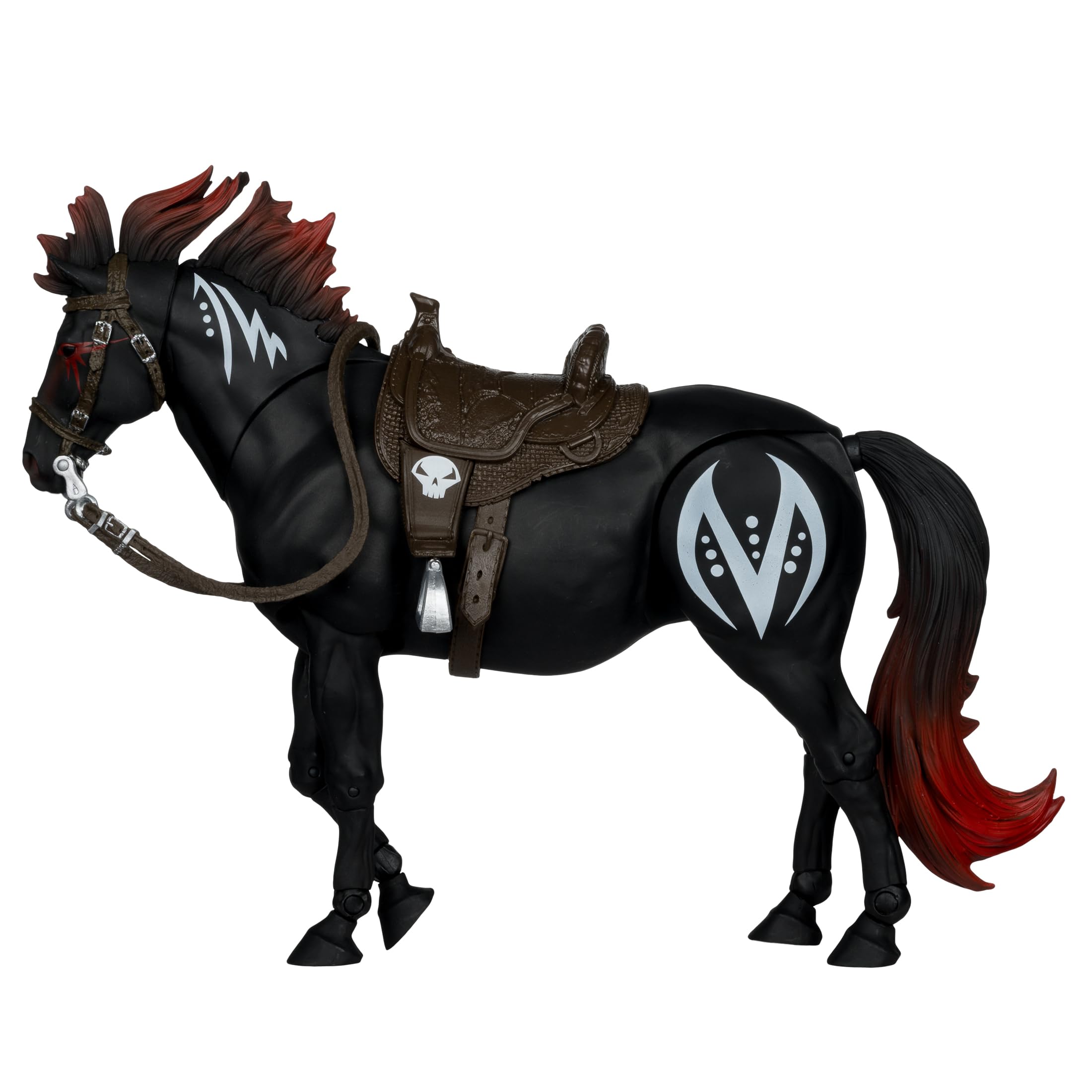 McFarlane Toys - Bloodaxe con Caballo (aparición: la Edad Oscura) Figura de acción de 7 Pulgadas, Paquete de 2 coleccionables Digitales | Spawn The Dark Ages - Figura de acción a escala de 7 pulgadas, paquete de 2 - Hacha de sangre con caballo