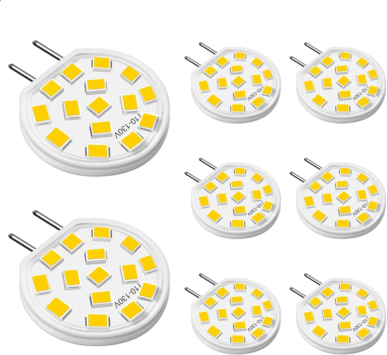 DUMILOO G8 LED Bulb Dimmable 3W Disc Puck Light Bulbs 20W25W Halogen