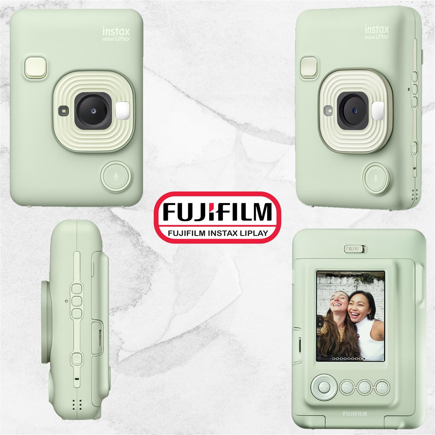 Amazon.com : Fujifilm INSTAX Mini LiPlay Hybrid Instant Camera