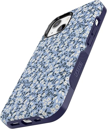 Vista 1166 de Casely Funda para iPhone 13 Compatible con MagSafe Color Splash de medianoche Funda retro abstracta Color de medianoche Splash Abstracto