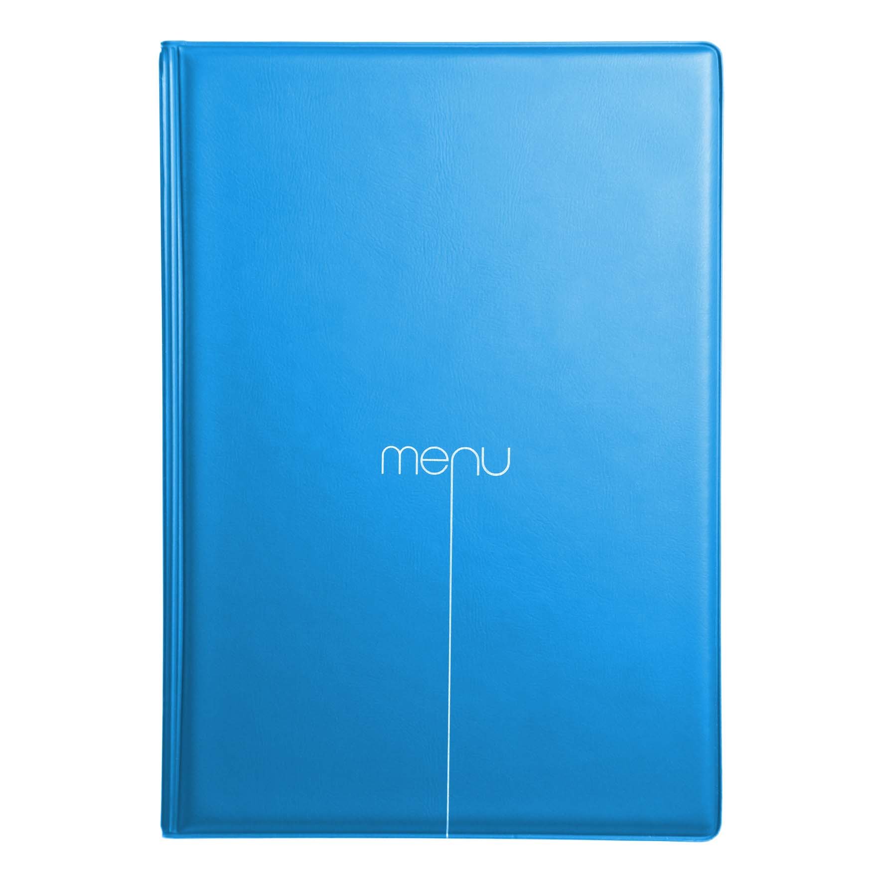 I Love ria43bm Menu Menu Holder, PVC, Blue, 31.3 x 22.6 x 0.7 cm