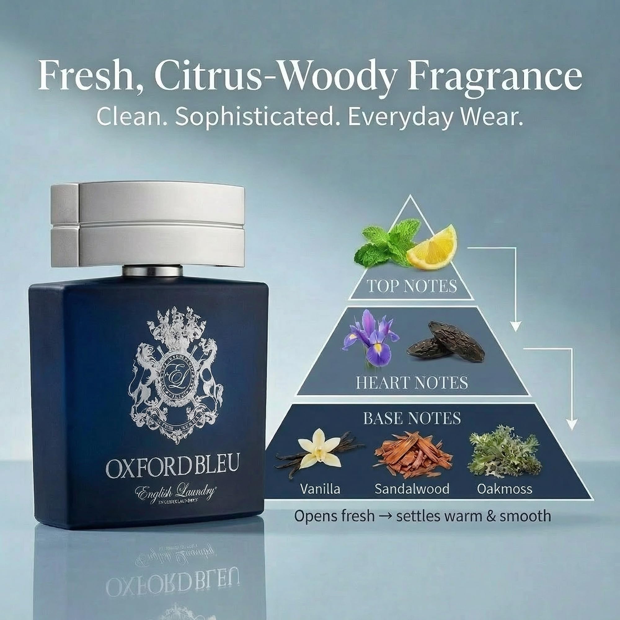 Amazon | Oxford Bleu by English Laundry Eau De Parfum Spray 3.4 oz