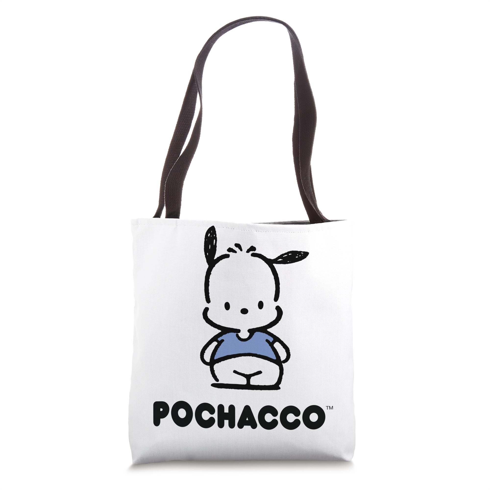 Pochacco Character Front and Back Tote Bag