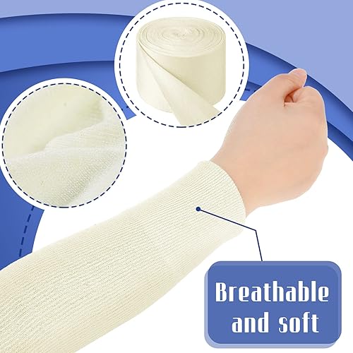 Miniatura 4 de Vendaje tubular de algodón económico, cómodo vendaje tubular para pierna de brazo, rodillera, preenvoltura para fabricación de pre-Splinting o