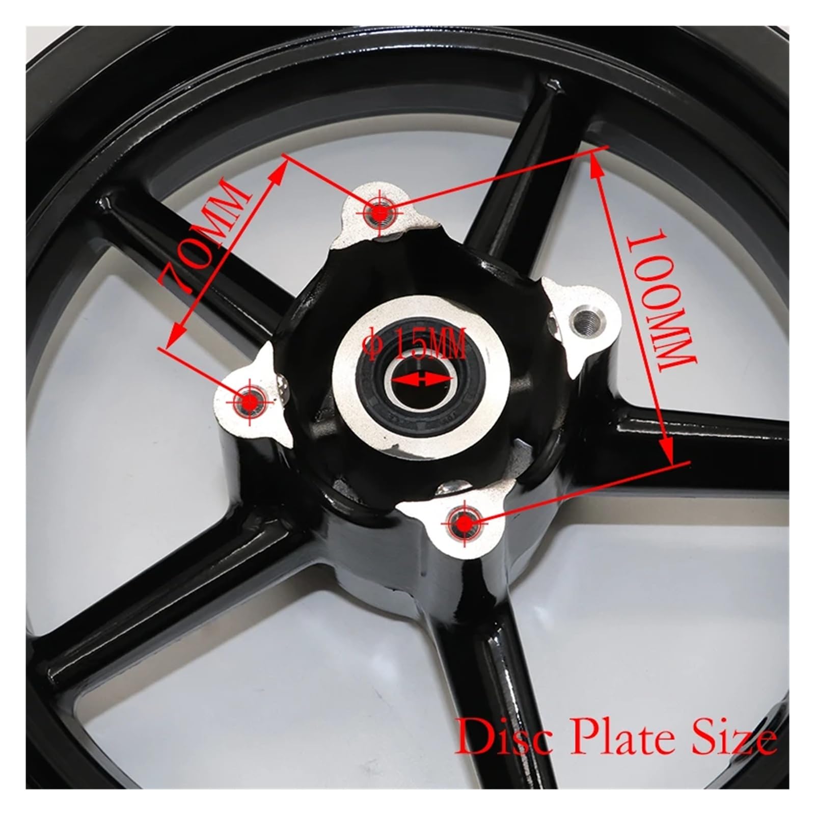 Motocykl 30.0 cm felgi 12-2,50 przednia 12-3,00 tylna obręcz pasuje do Pit Bike Motard Supermoto GP