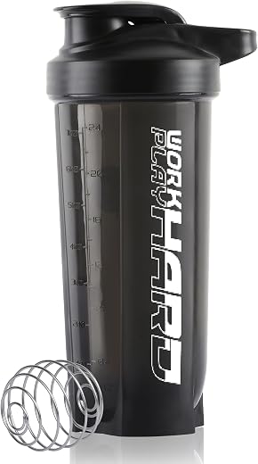 Zyro Gym Shaker Bottle 700 ml Protein Shaker with Stainless Steel Mixer Ball Leak-Proof, BPA-Free, Gym &amp; Fitness Bottle fo...
