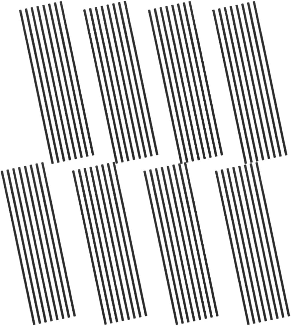 50pcs Black Wooden Diffuser Sticks for Aromatherapy Jars