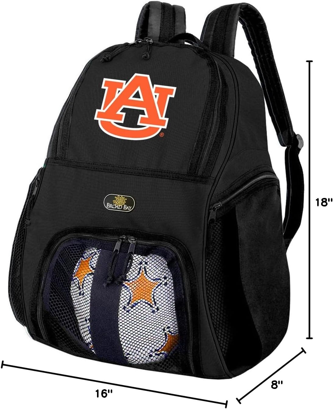 Broad Bay Auburn Soccer Backpack or Auburn University Volleyball Bag