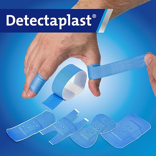 Miniatura 6 de Yesos azules Premium, Yesos detectables e impermeables, Esencial para Catering Botiquín de primeros auxilios en entornos de manipulación de