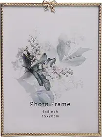 WOLFF - Porta Retrato Mirage 15cm x 20cm Dourado Metal