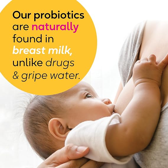BioGaia Baby Probiotic Drops - Baby Essentials for Colic & Gas Relief, Safe for Newborns, Reduces Crying, Fussing, Colic, Gas, Spit-ups and Constipation, No allergens, Dairy, Soy, Gluten, or Sugar