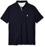 Men's Big and Tall Classic Fit Short Sleeve Solid Performance Deck Polo Shirt