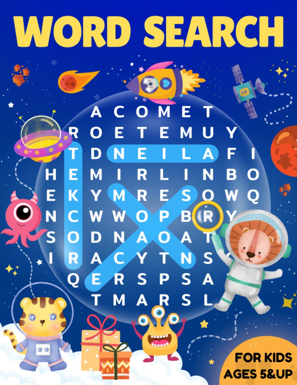 Word Search for Kids Ages 5 & Up: (Over 1000+ Words)