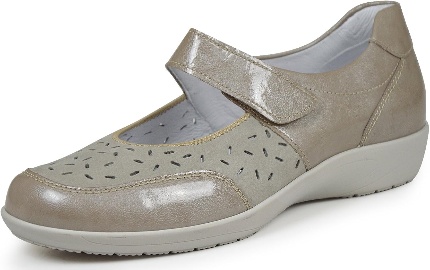 Damen Ballerinas Weite H - Bequeme Flache Schuhe Mit Rundkappe | Suede & Canvas Materialien