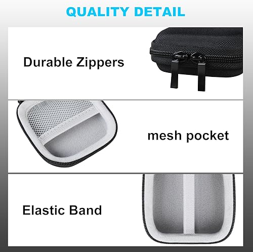 Miniatura 4 de Lacdo Estuche de transporte para disco duro Crucial X9  X9 Pro  X10 Pro portátil SSD 1TB 2TB 4TB USB 3.2 unidades de estado sólido externas a prueba