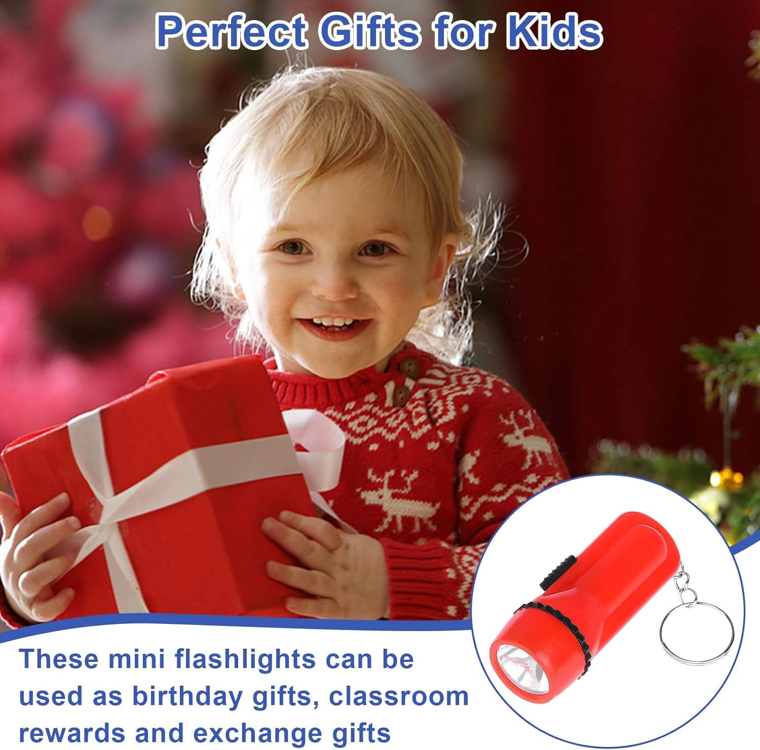 40Pcs Mini Flashlight Keychain Bulk Mini Pocket Flashlights LED Keychain Flashlights Assorted Colors Portable LED Toy Flashlight Led Key Chains Portable Light for Hiking,Camping,Party Favors - Image 3