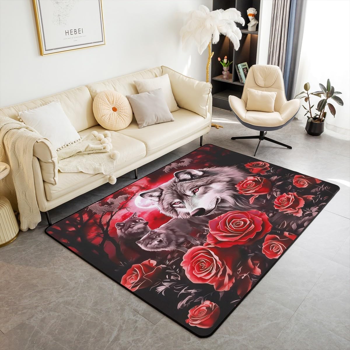 jejeloiu Kids King Print Living Room Rugs for Bedroom Crown Pattern Area Rug 3x5 for Boys Girls Bedroom Decor Pink and Black Decor Carpet Modern