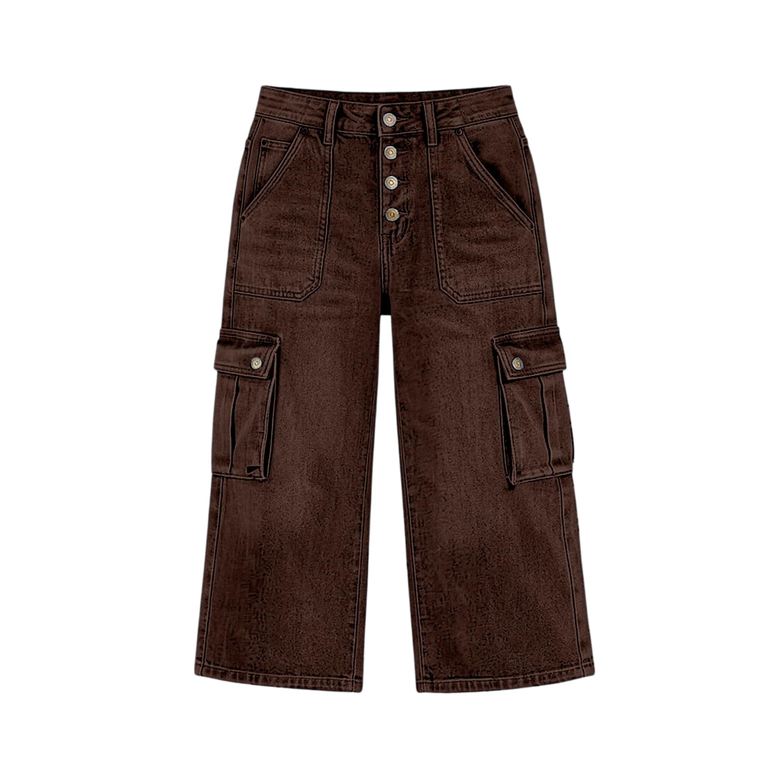 Jeans aus gewaschenem Denim – bequem und alltagstauglich – atmungsaktiv, dehnbar, klassischer gerader Schnitt, mittelhoher Bund.