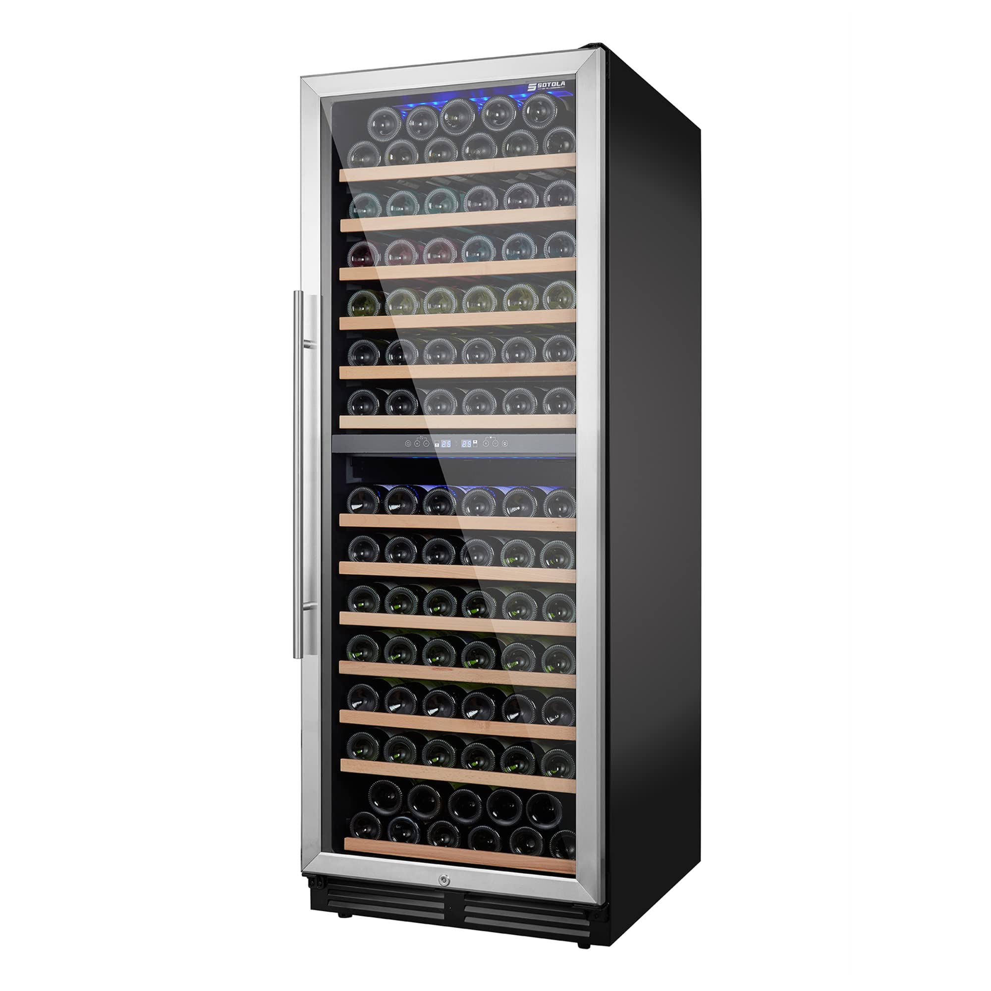 Buy SOTOLA Wine Refrigerator 24 Inch Dual Zone Builtin or Freestanding Wine Fridge with