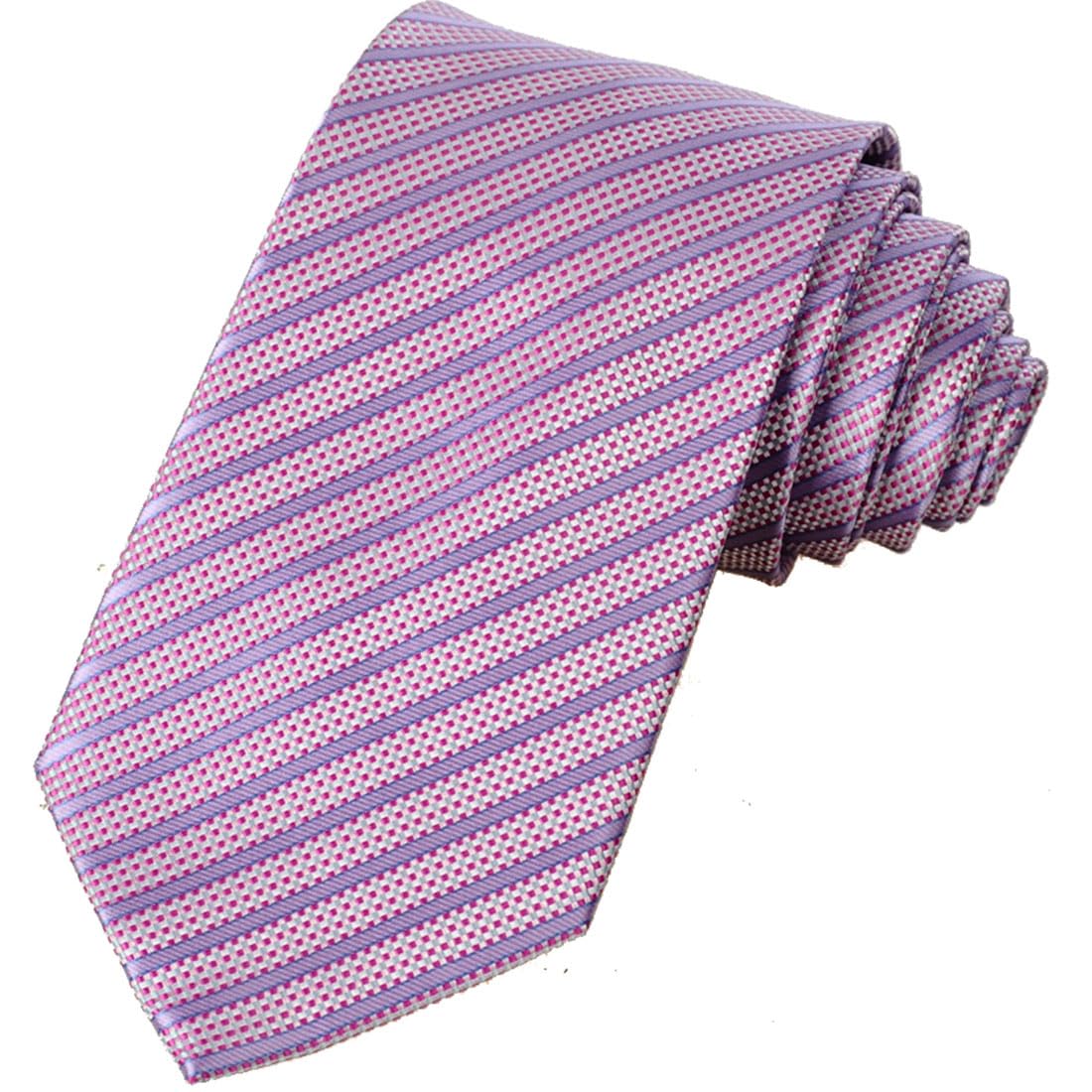 KissTies Mens Necktie Classic Striped Tie For Men In Gift Box